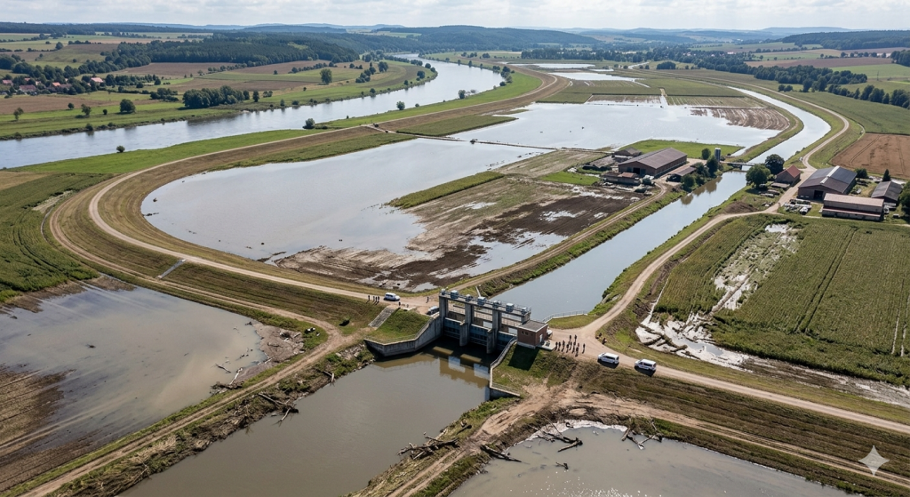Inanspruchnahme von Landwirtschaftsflächen - Flutungspolder